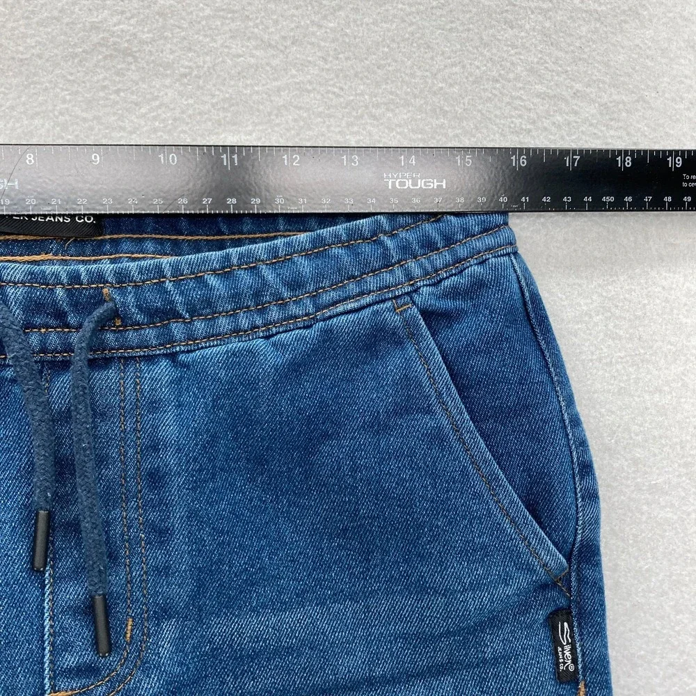Silver Jeans Nathan Flannel Lined Blanket Lined‎ Boys 16 Skinny Fit Drawstring